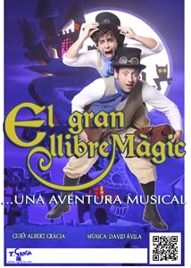 Poster de l'espectacle El Gran Llibre Màgic de T-Gràcia